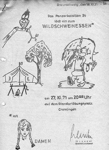 Wildschweinessen