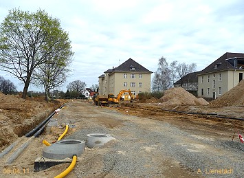 B8, Strasse gegen Norden