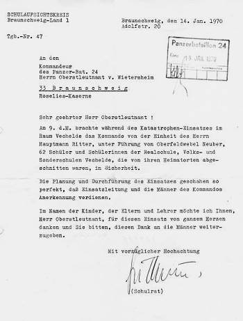 Dankesscheiben Schulrat